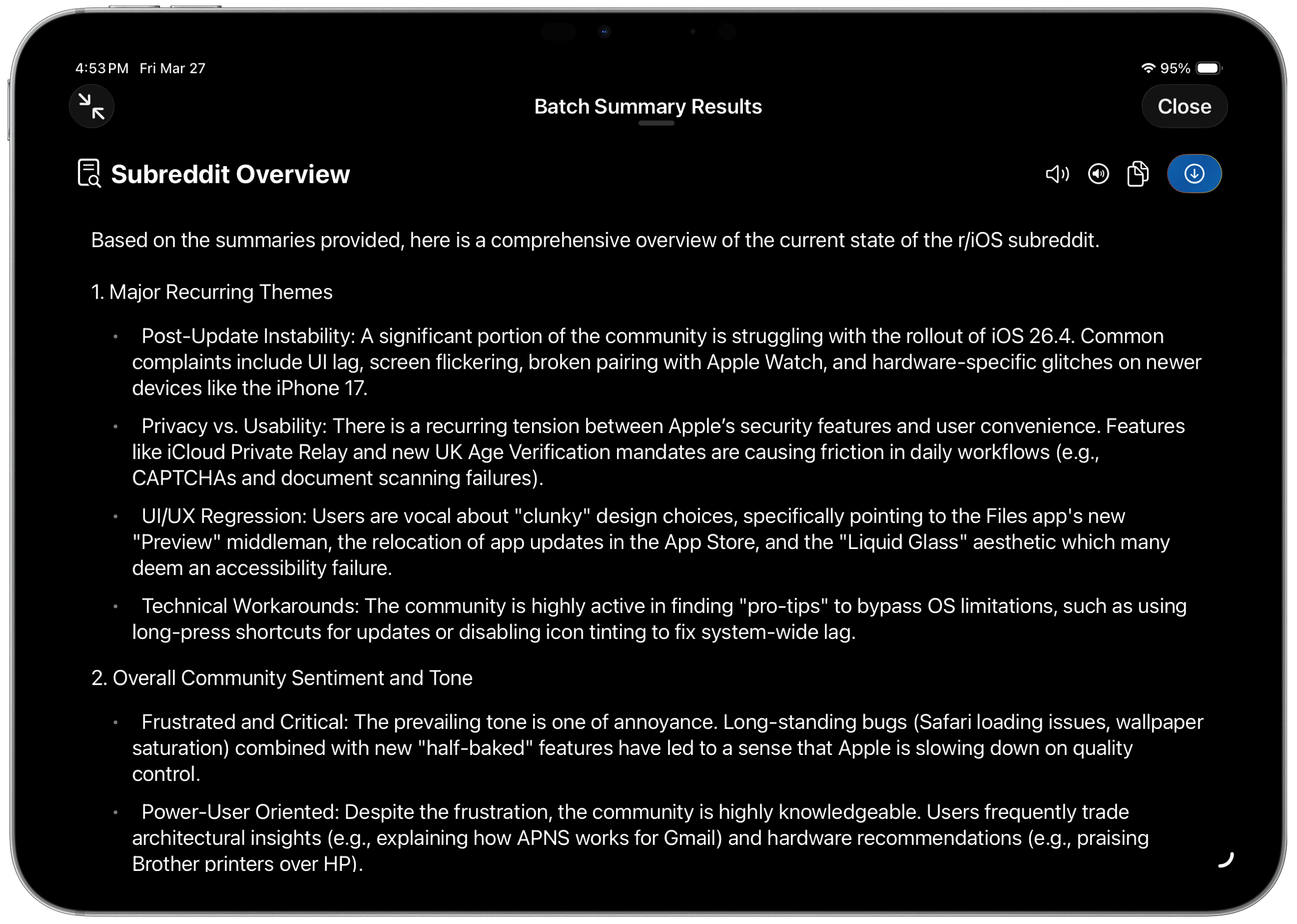 Batch Summarize - Micro Summaries