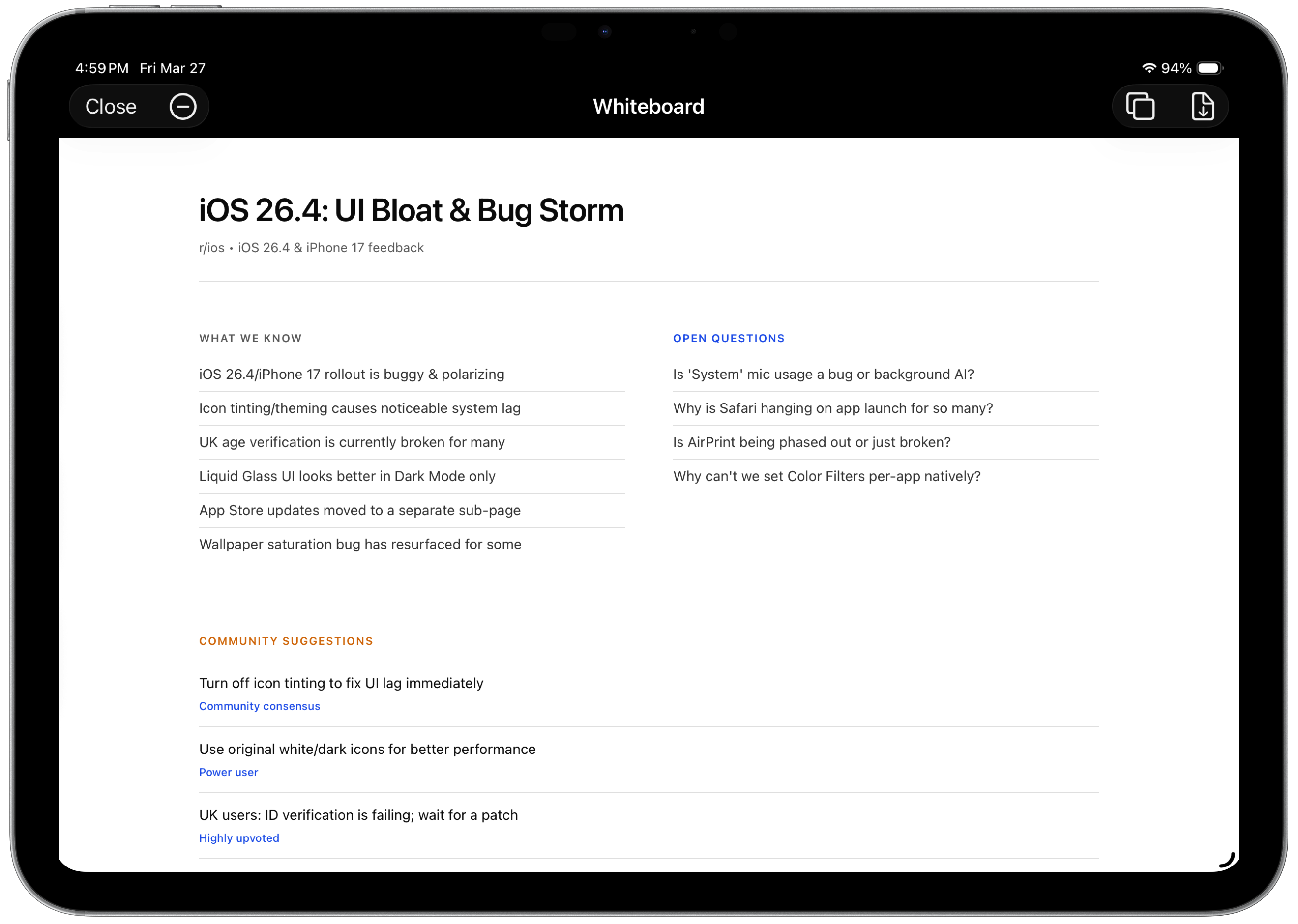 Batch Summarize - Whiteboard